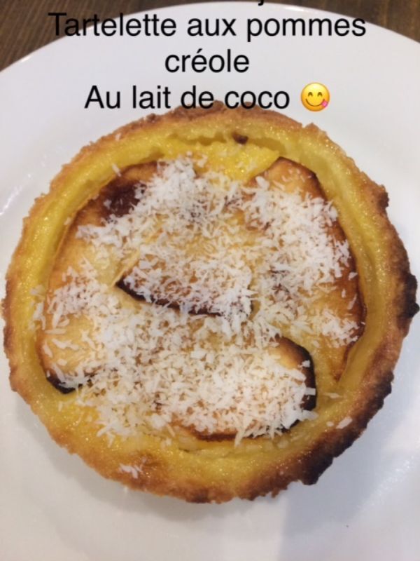 Tartelette aux pommes façon créole
