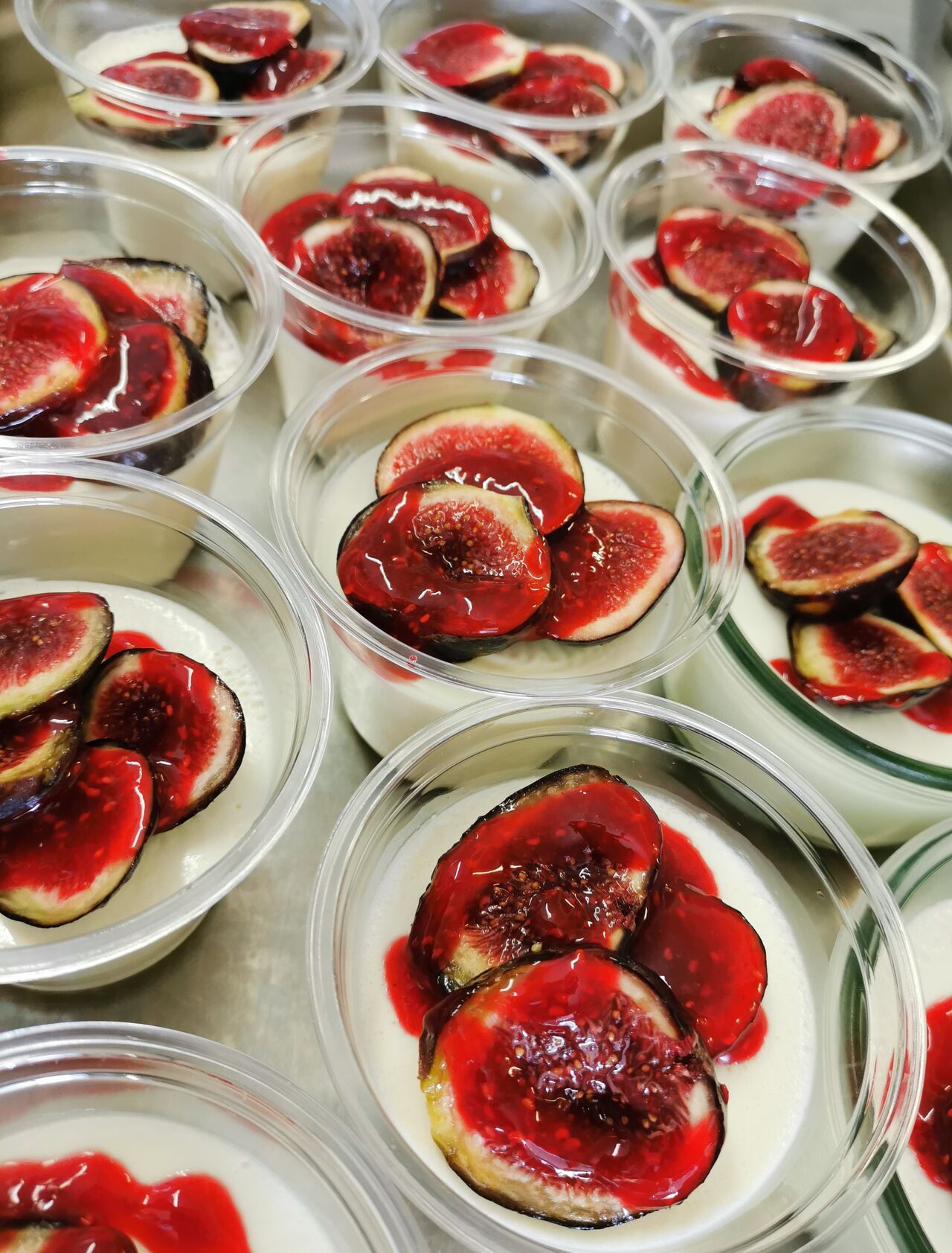 Panna cotta figue