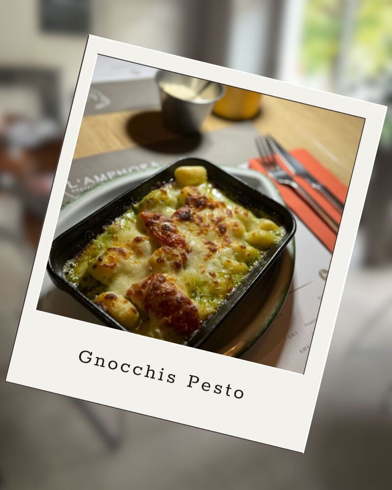 Gnocchis Gratinés au Pesto