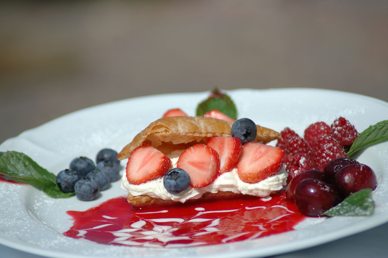 Feuilleté de fruits rouges 