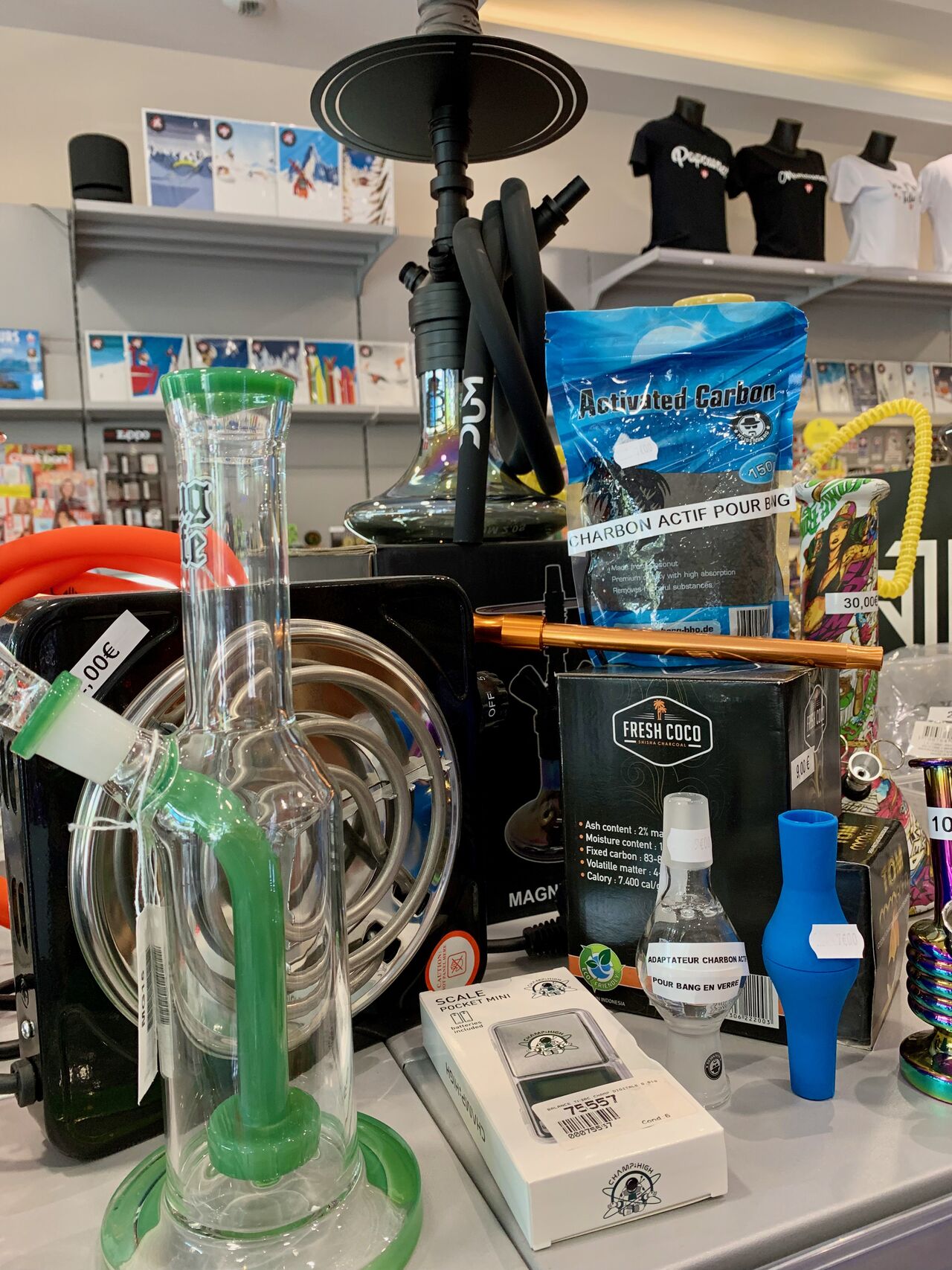 chicha, bang, pipe à eau.