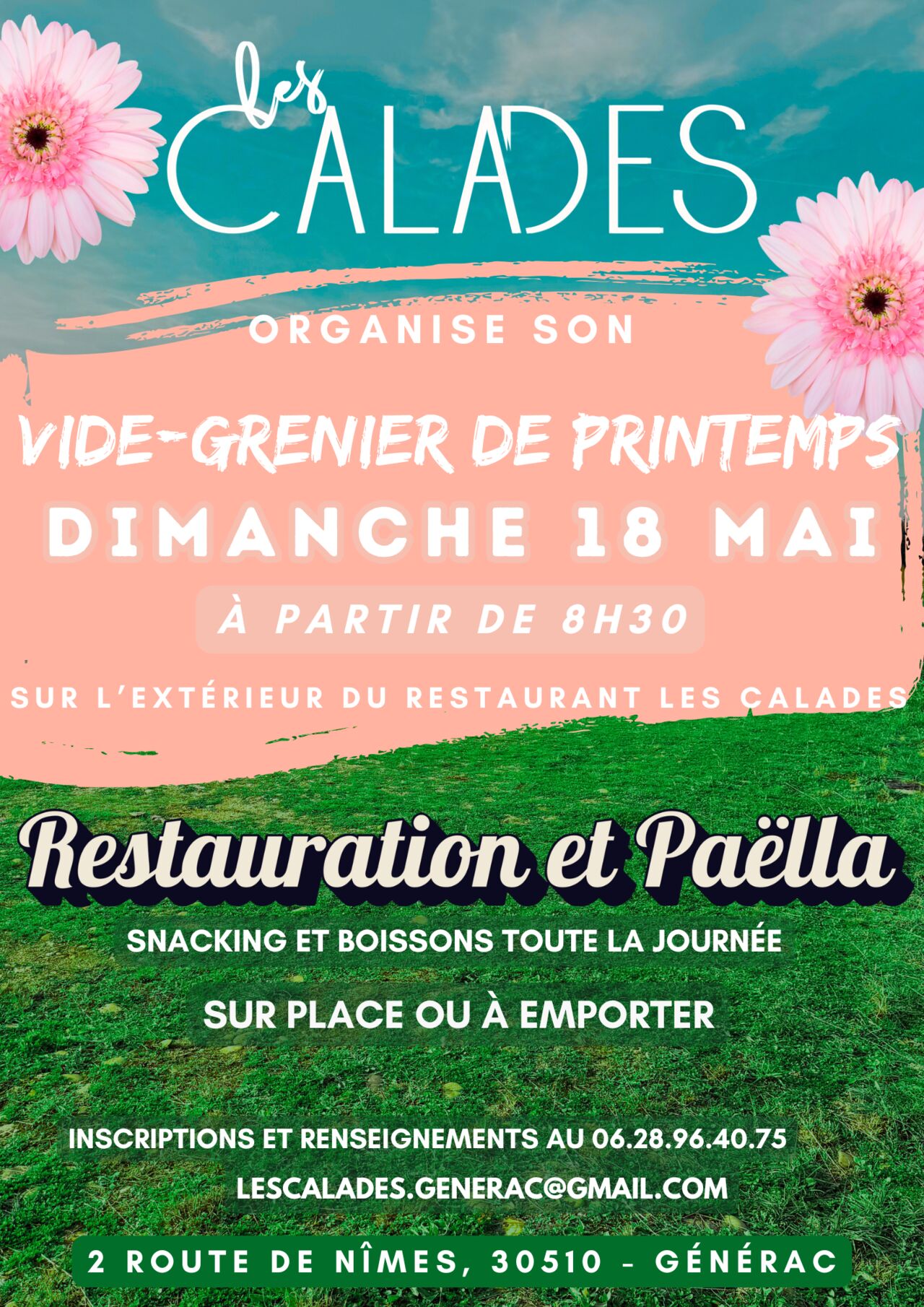 Vide grenier Dimanche 18 mai 2025