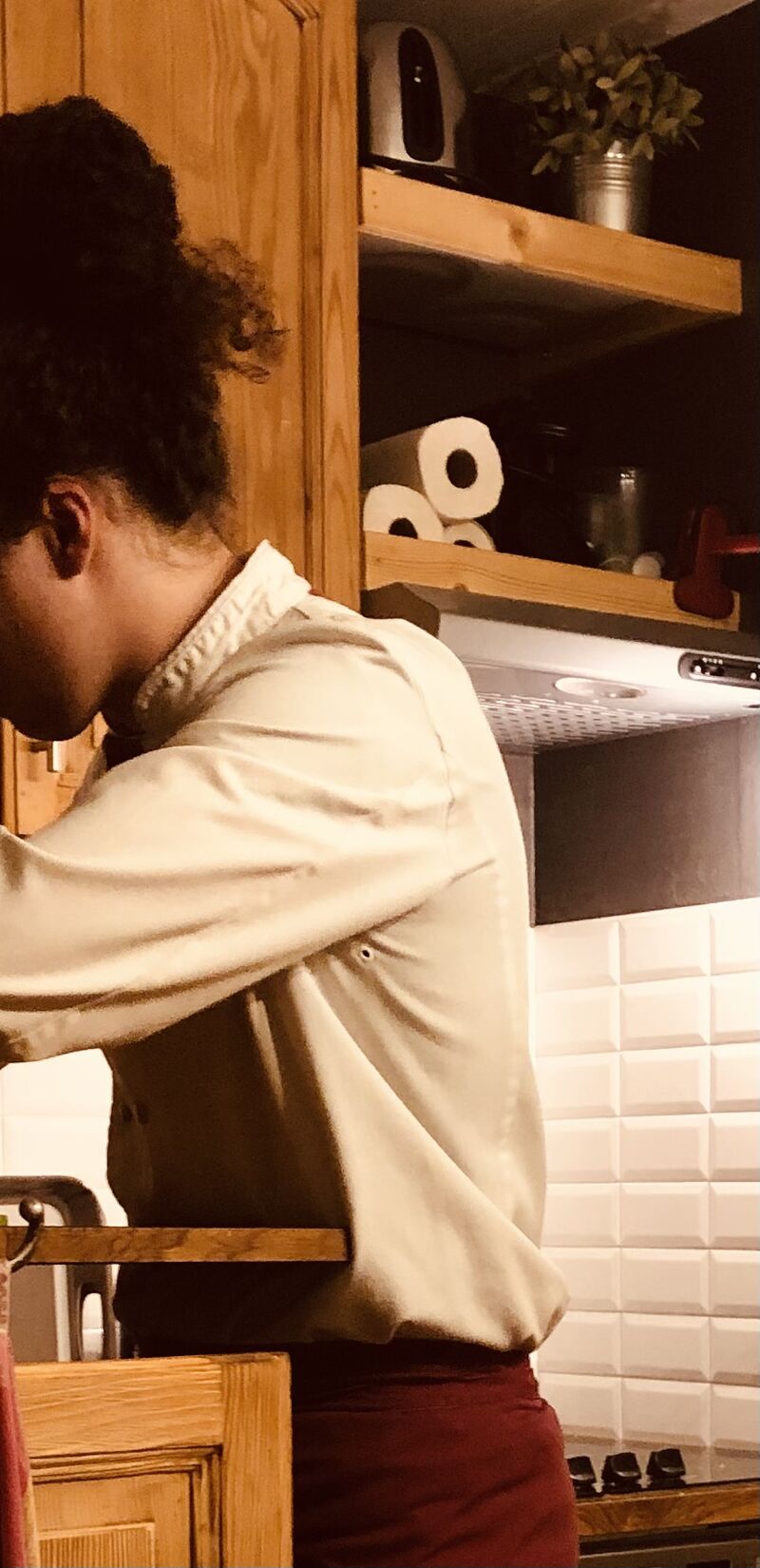 Tybalt en pleine création artistique culinaire 👍🤩