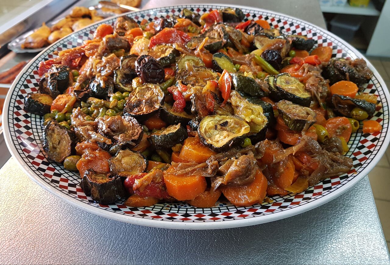 Le tajine de légumes variés à la marocaine 