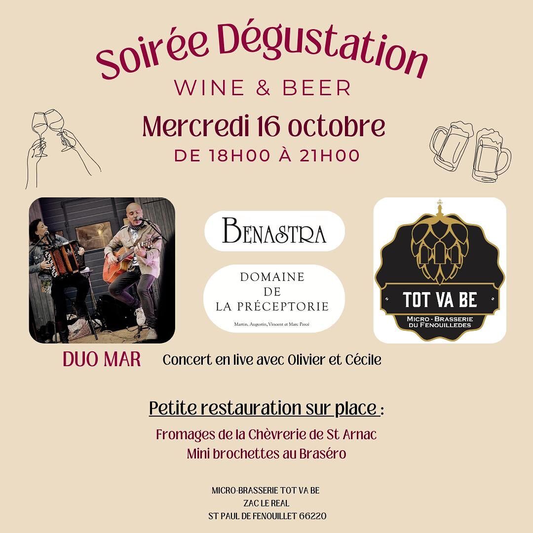 Soirée Dégustation WINE & BEER