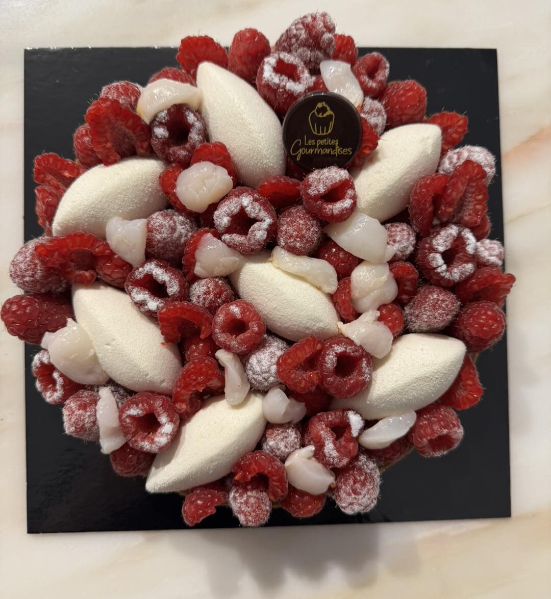 Tarte framboise / Litchi 