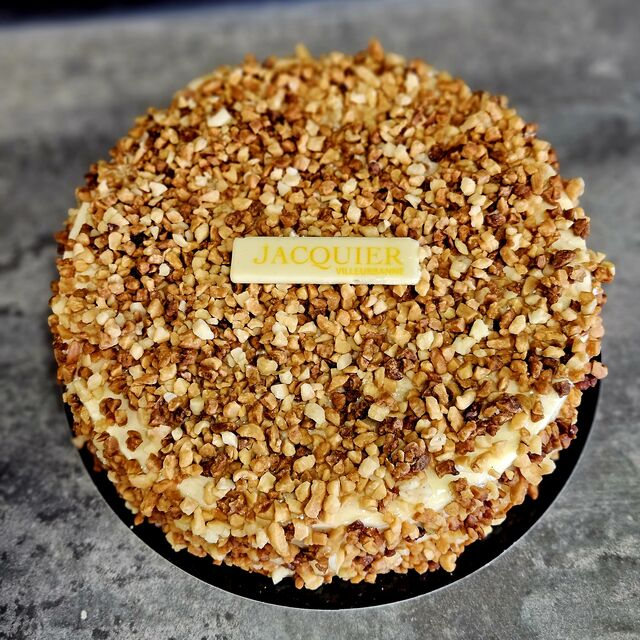 PRESIDENT : crème vanille, coeur meringue