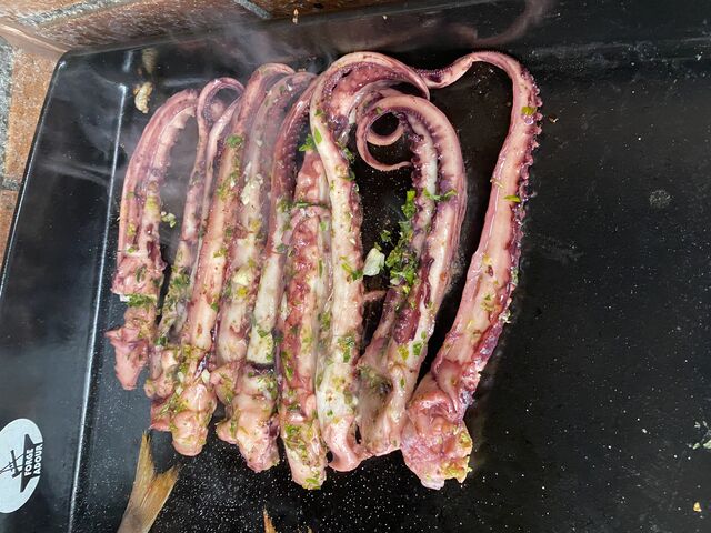 tentacules de poulpe à la plancha 