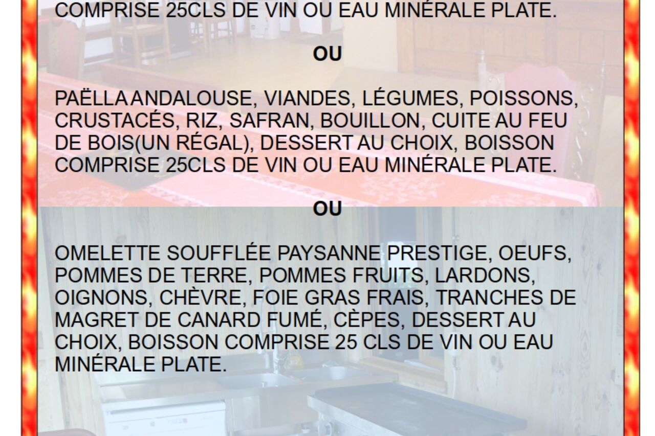 Menus du midi