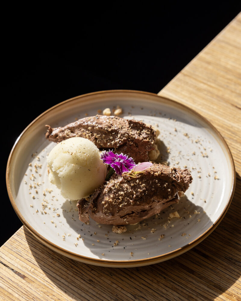 Mousse chocolat & tonka (vegan)