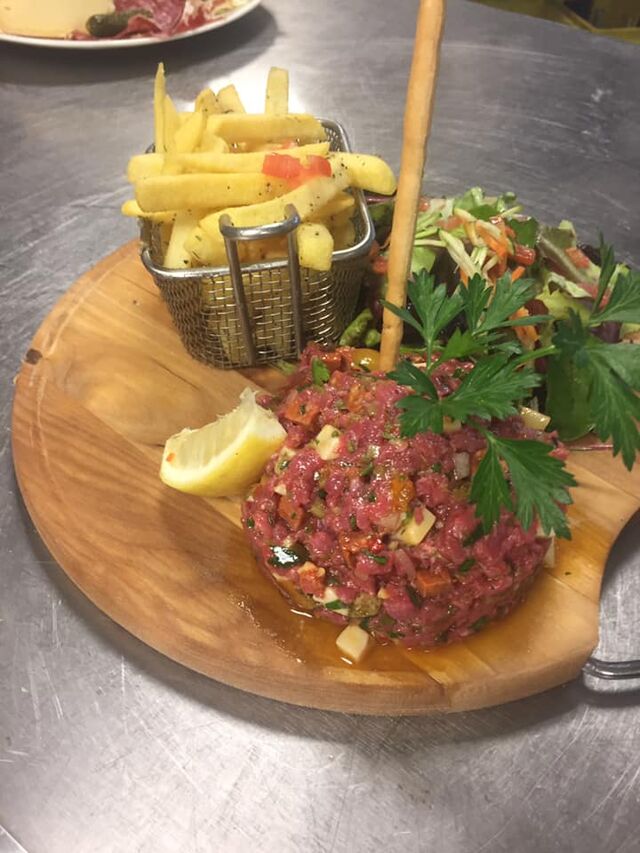 Tartare de boeuf!