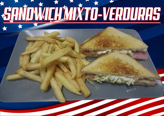 J.York, Queso, Mayonesa, Lechuga y Tomate Natural.