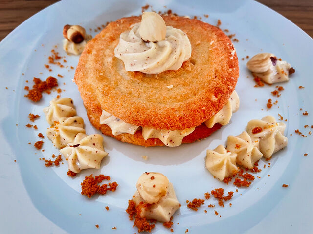 Biscuit ganache praliné