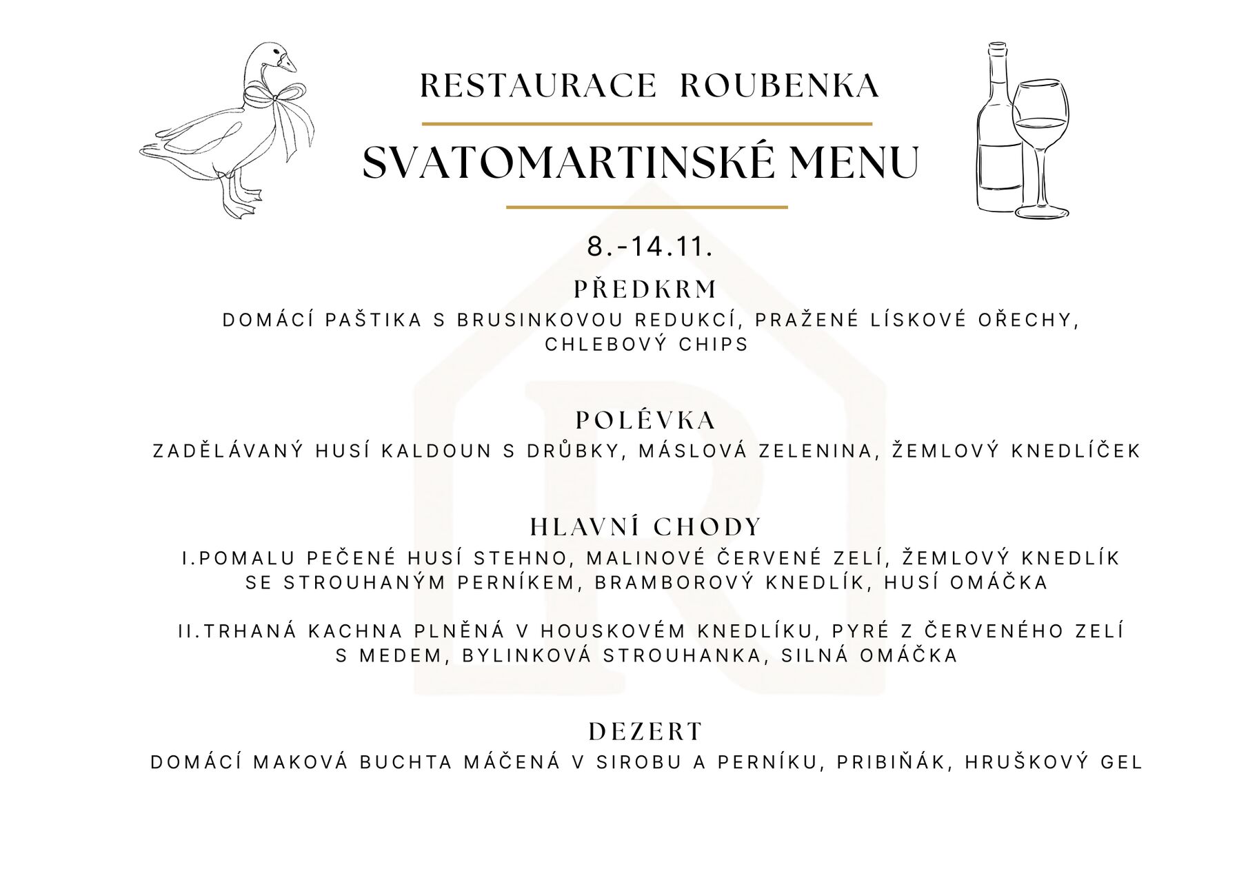 Svatomartinské menu