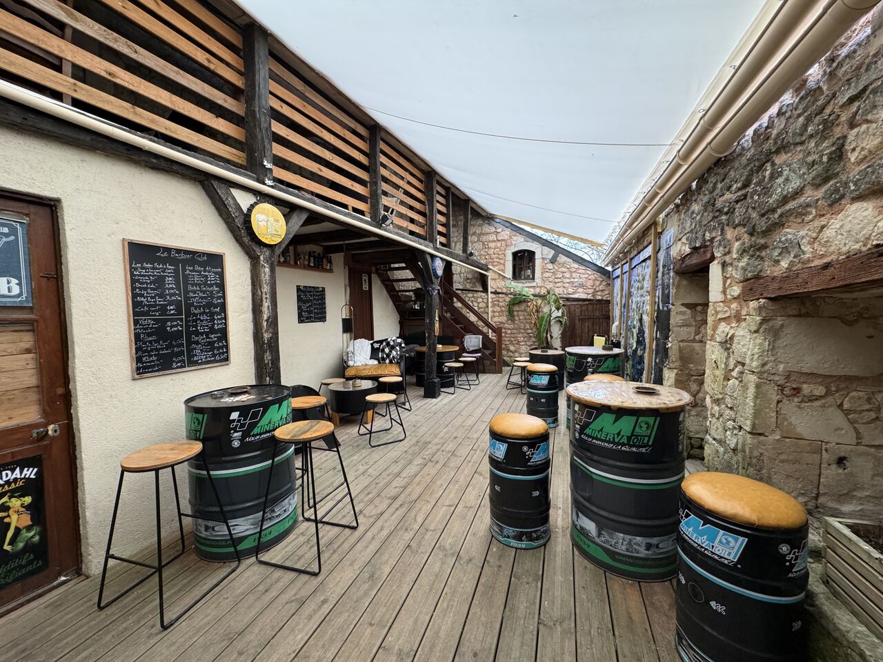 Terrasse extérieur et couverte