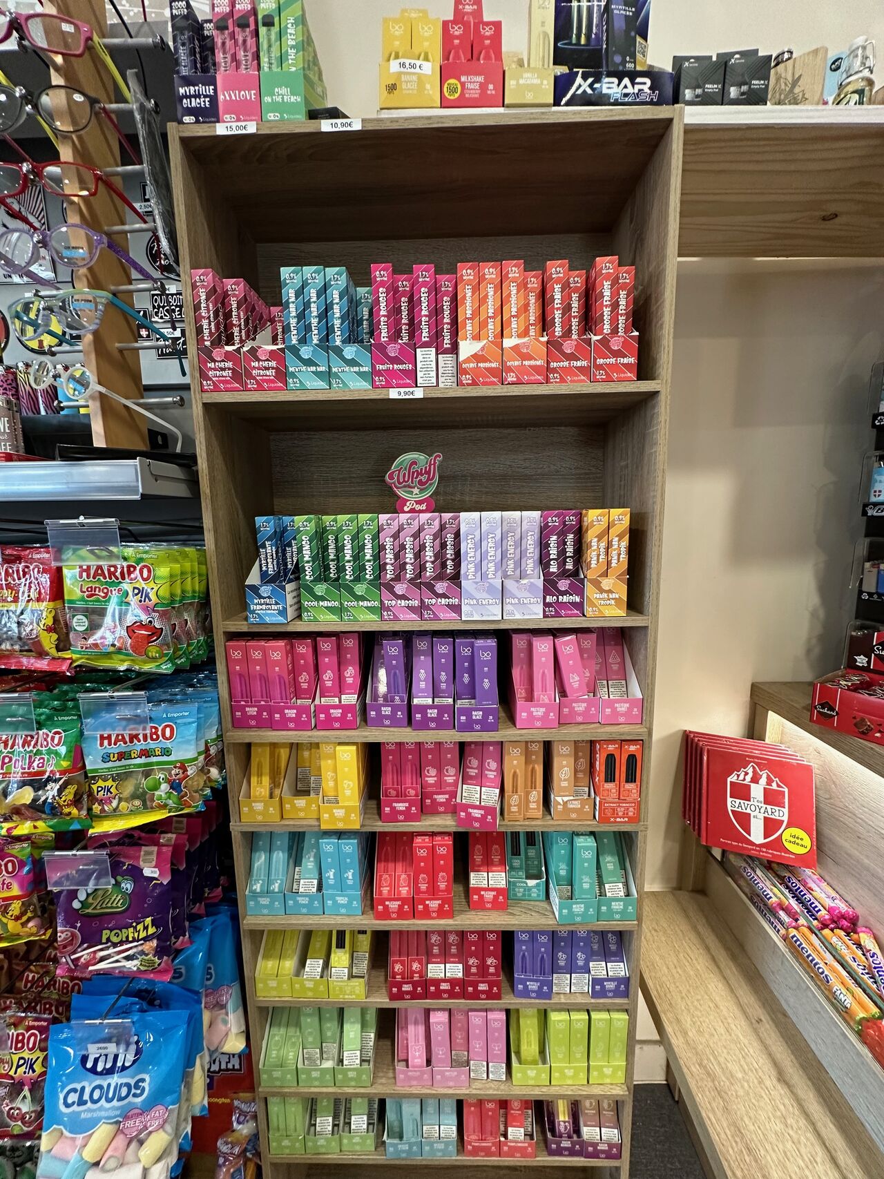 Puffs jetables - X Bar, WPuff, Vuse