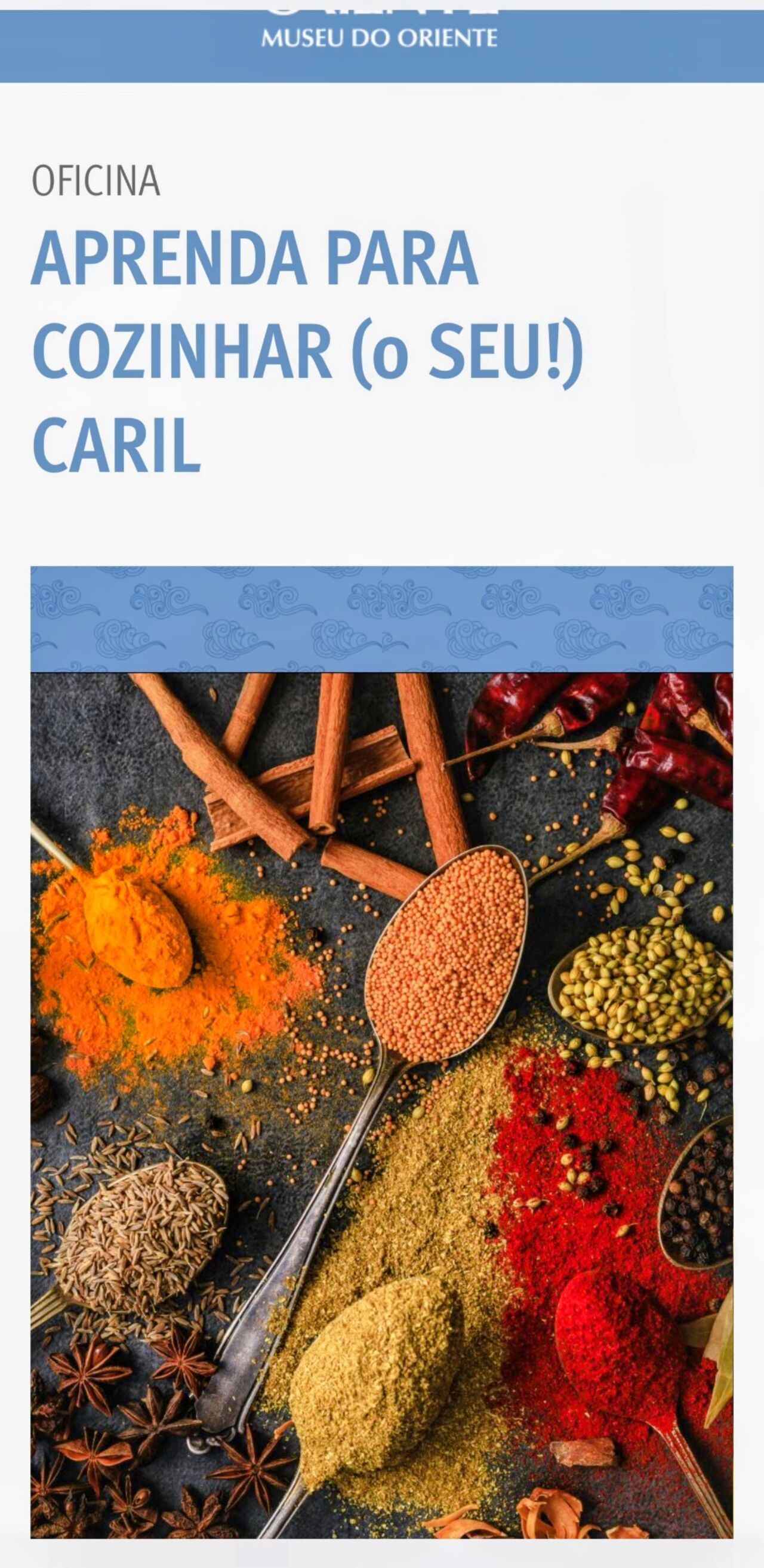 WORKSHOP COM O CHEF