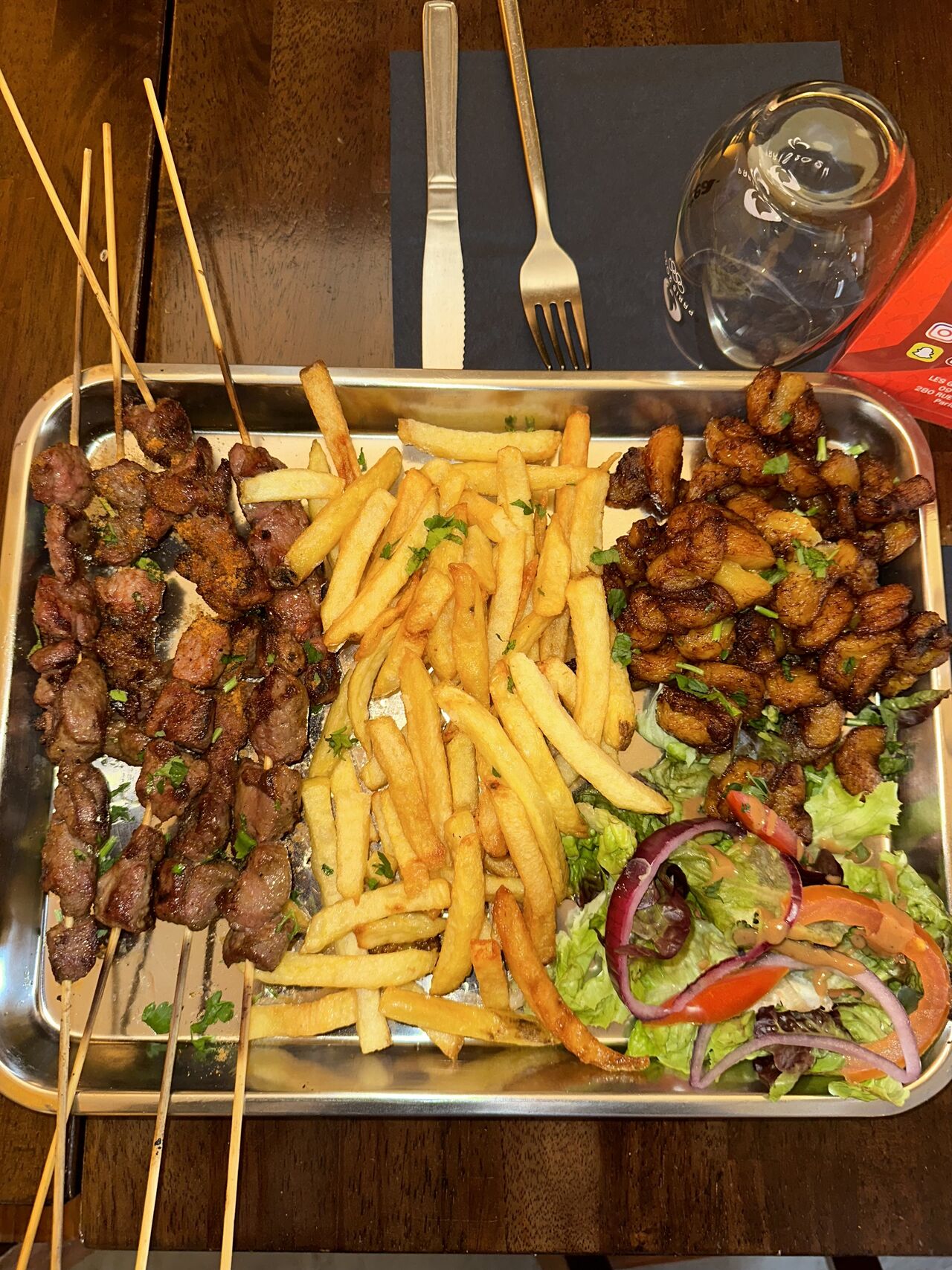 Plat brochette brebis 