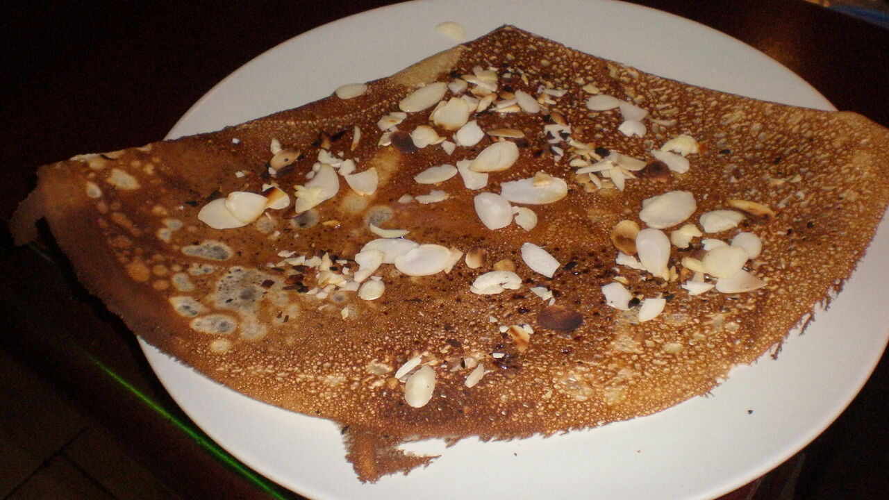 Crêpe chocolat amandes 
