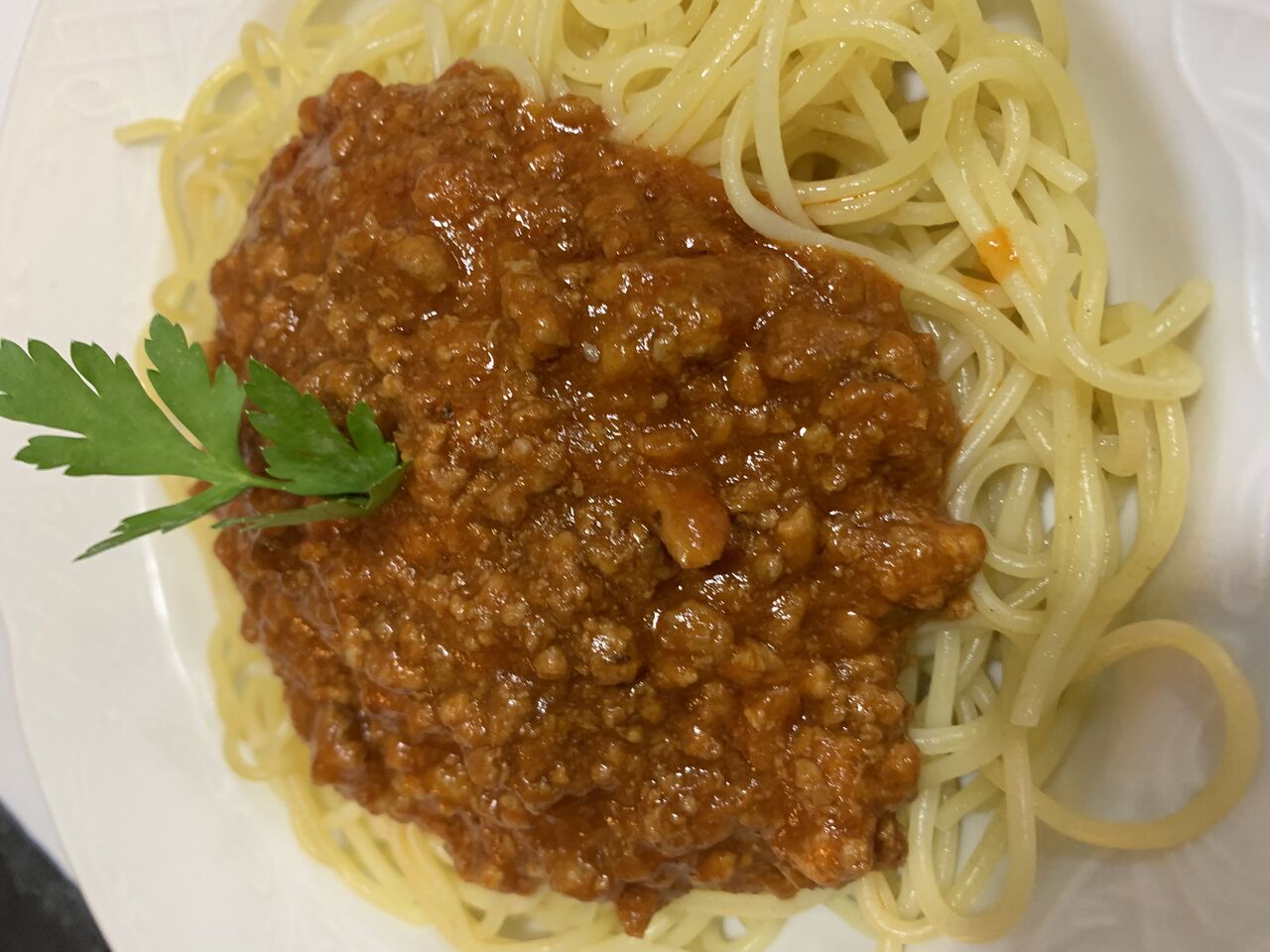 Espaguetis Boloñese