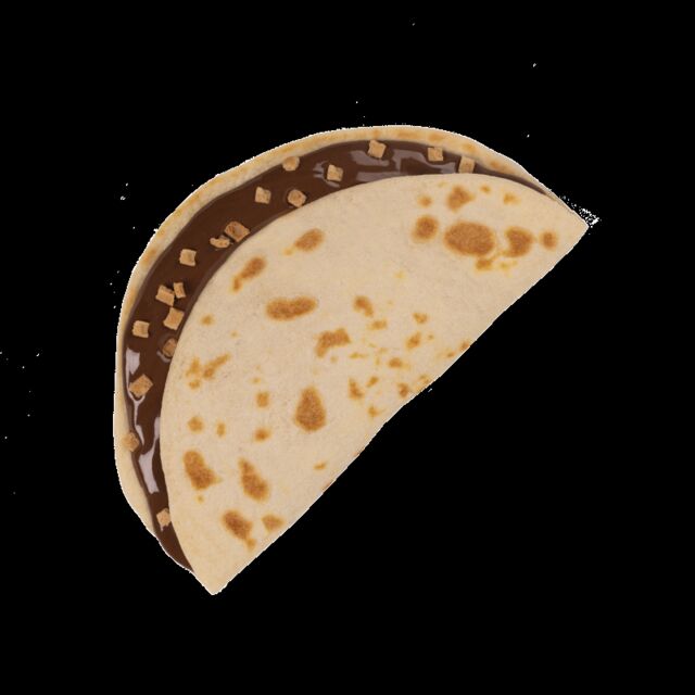 Piadina mit Nutella und Nüssen