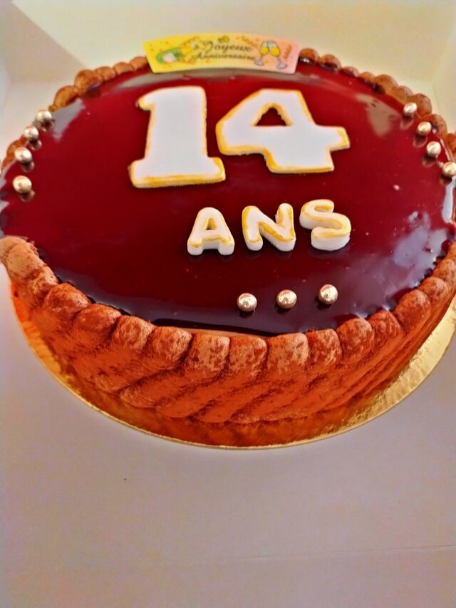 Bavaroise au chocolat noir
Biscuit cuillère