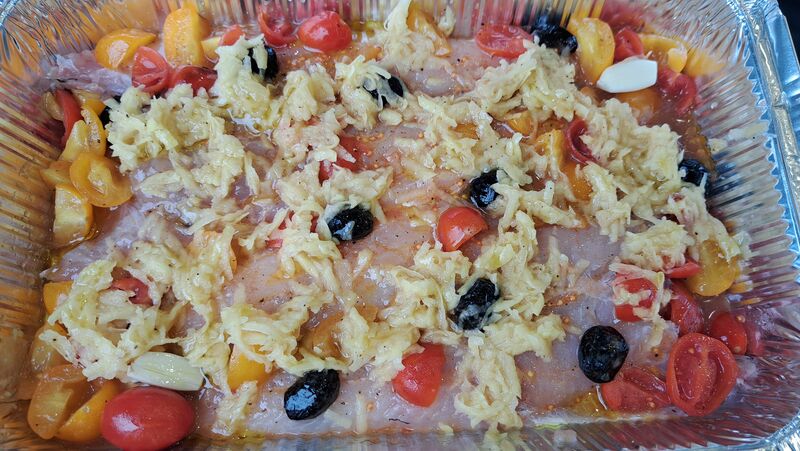 filetto di rombo in crema di patate