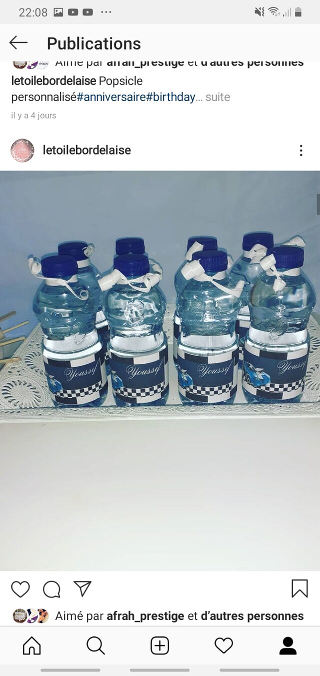 Bouteille d'eau personnalisée 