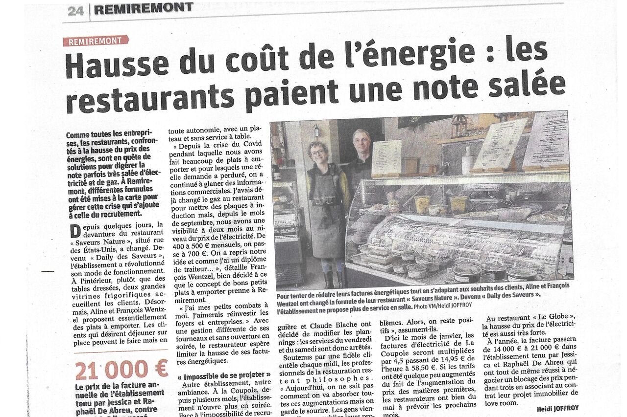 La presse parle de nous