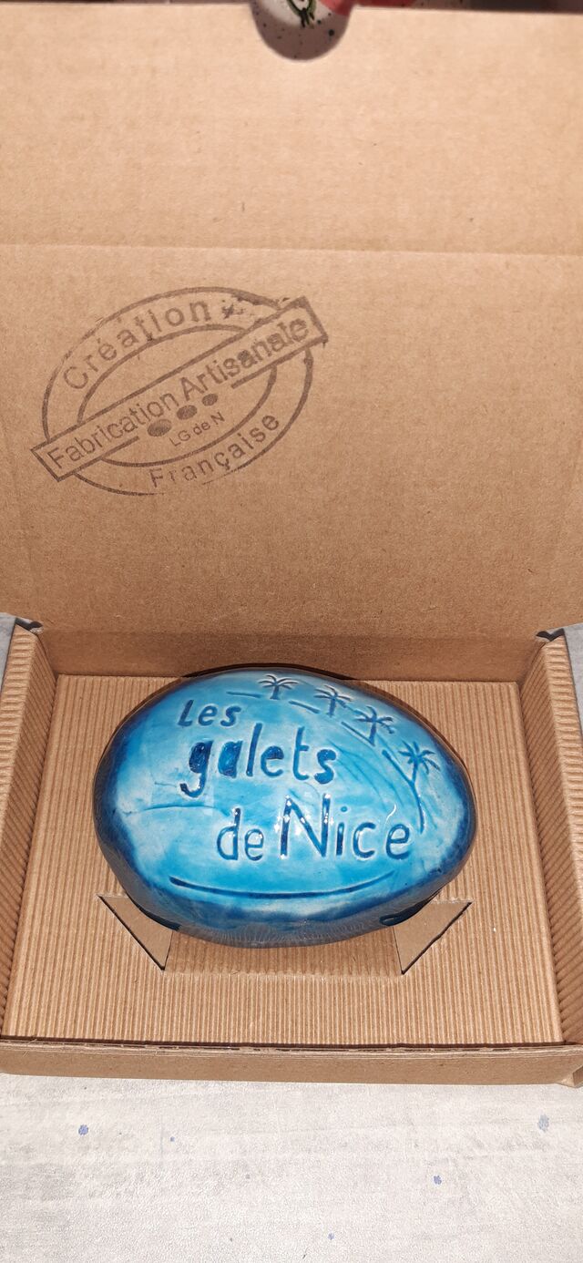 LES GALETS DE NICE galet carte de visite 