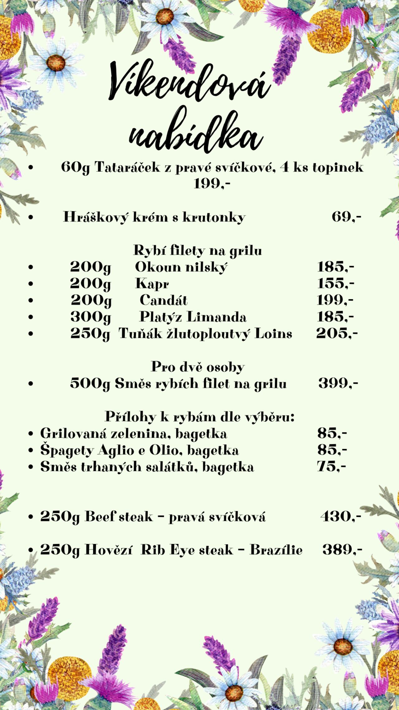 Víkendová nabídka