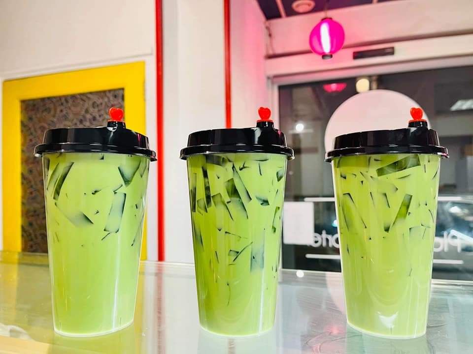 Le thé thaï aux gelés