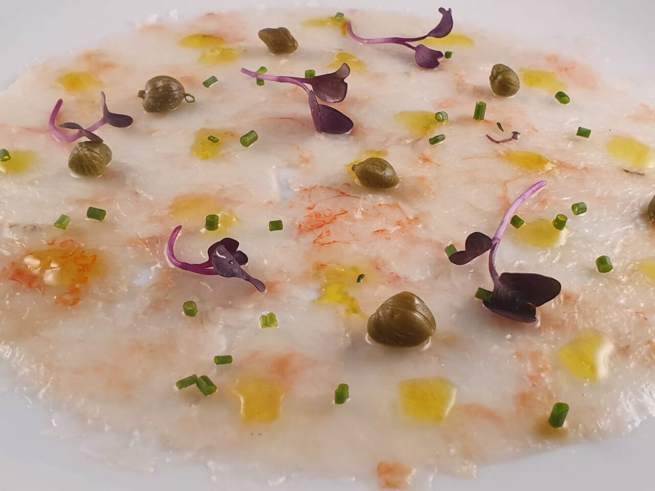 Carpaccio de cigalas