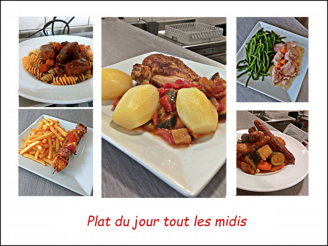 Nos plats du jour