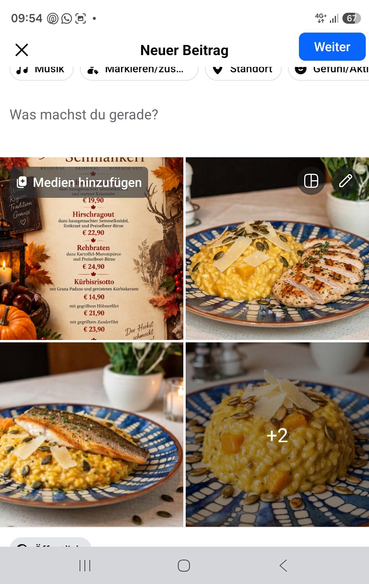 Herbst Spezialitäten