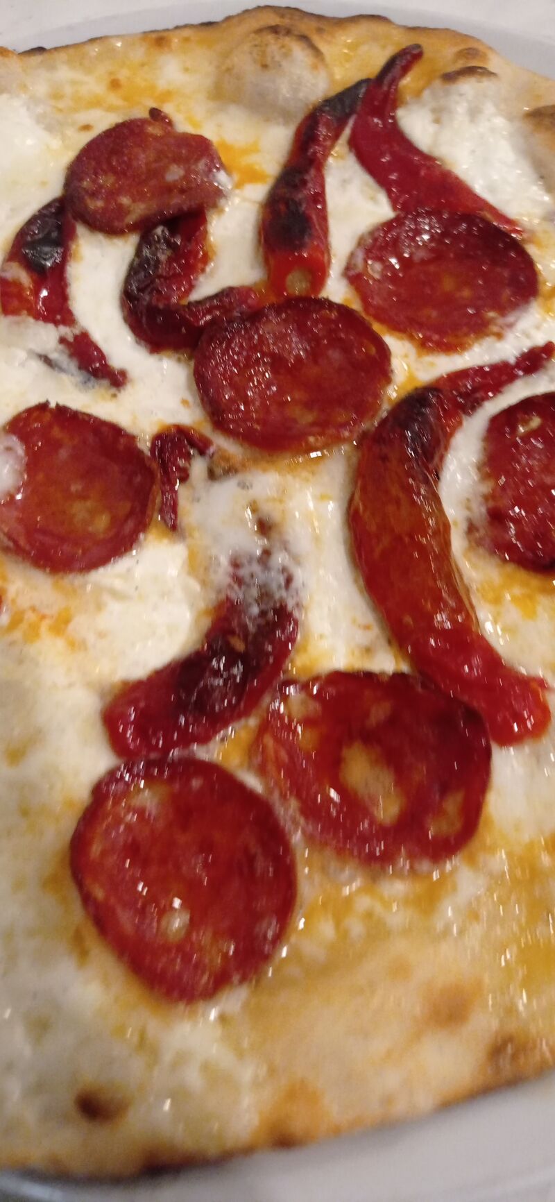 Friggitelli e salame piccante