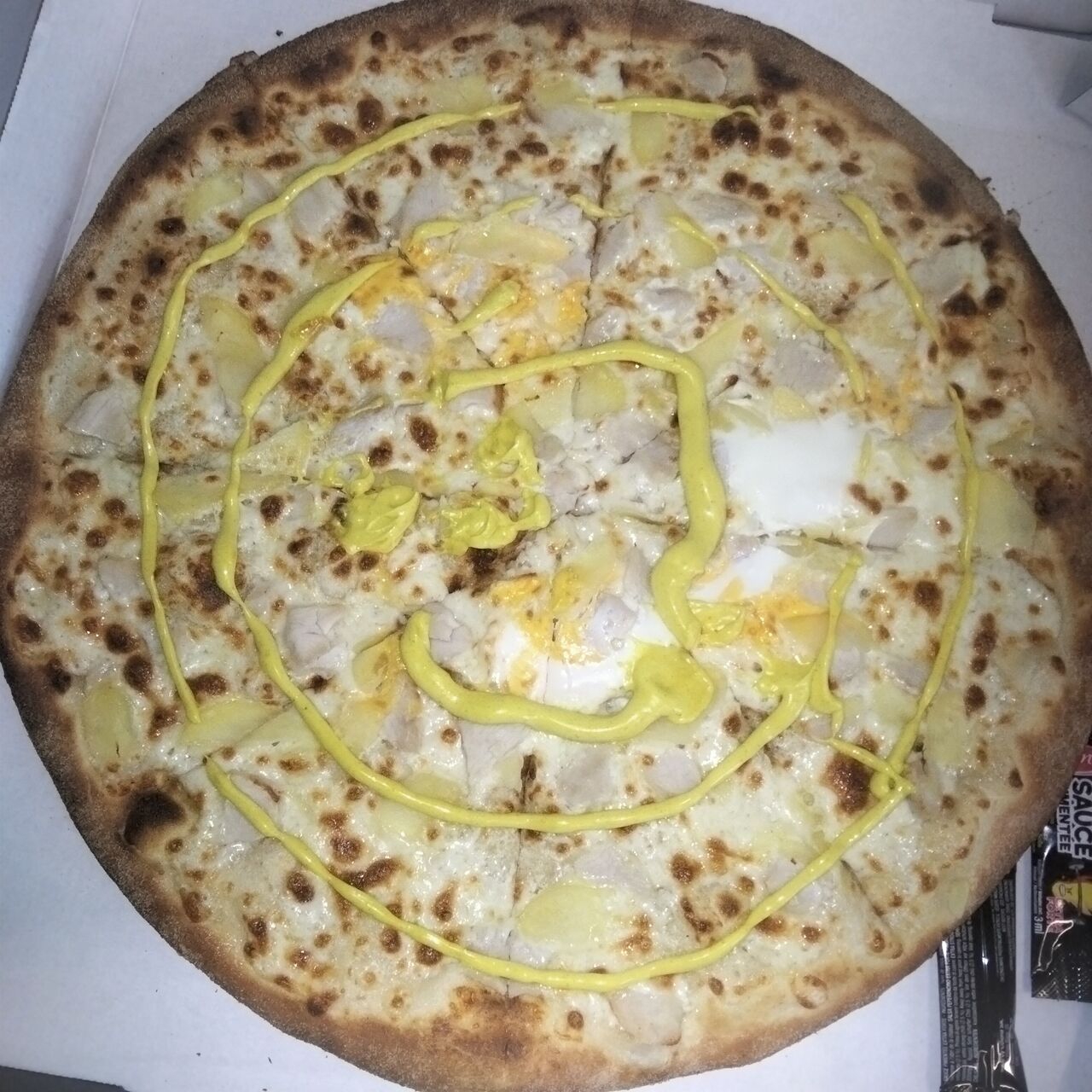 Pizza indienne méga