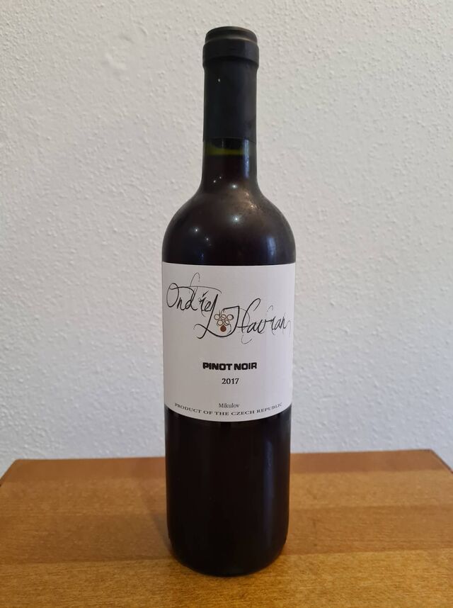 Ondrej Havran - PINOT NOIR 2017, Mikulov - Mährischer trockener Wein 13,5%