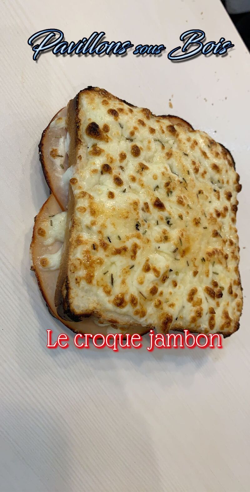 Croque jambon 