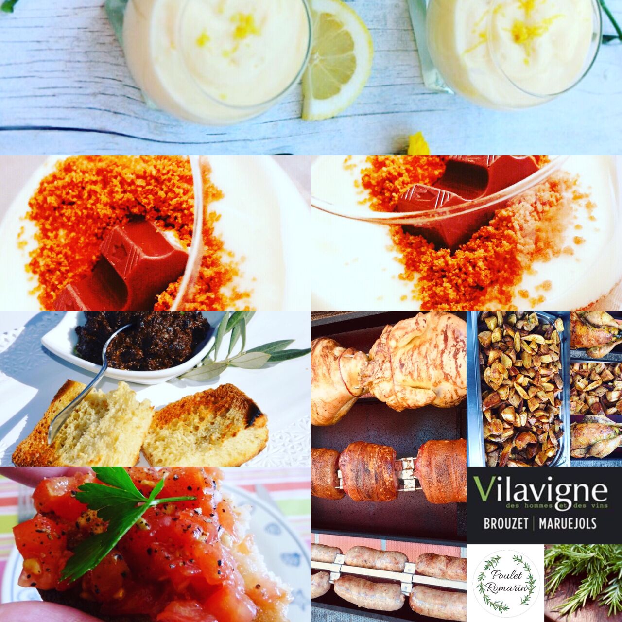 De l’apéritif aux desserts chez Poulet Romarin ?