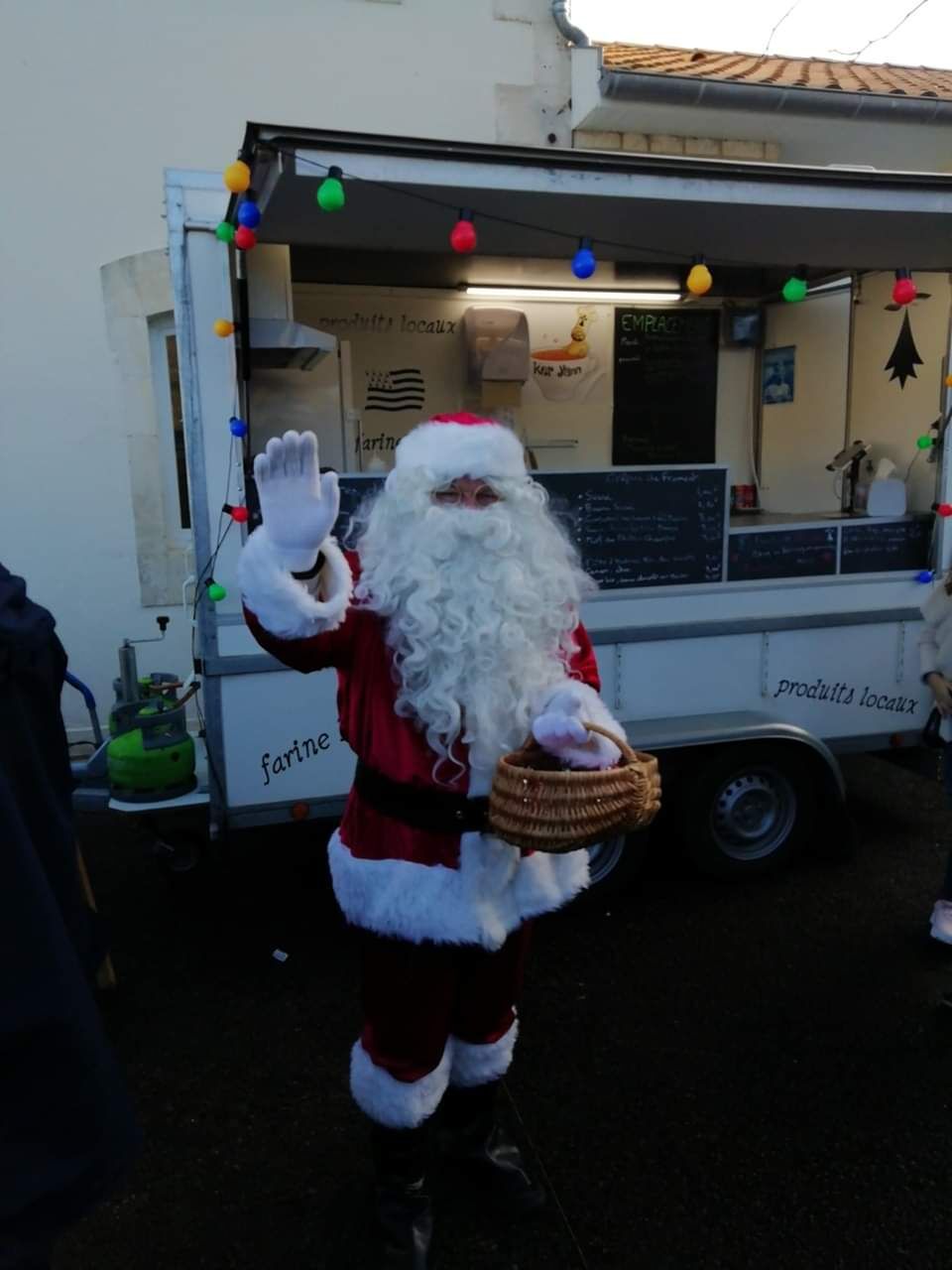 Le père noël adore les crêpes