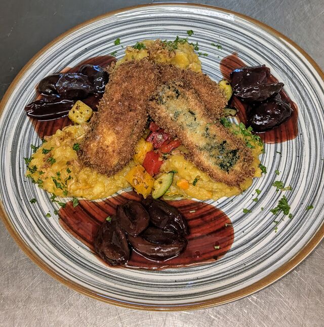 Kürbis-Zucchini-Zwetschge-vegi