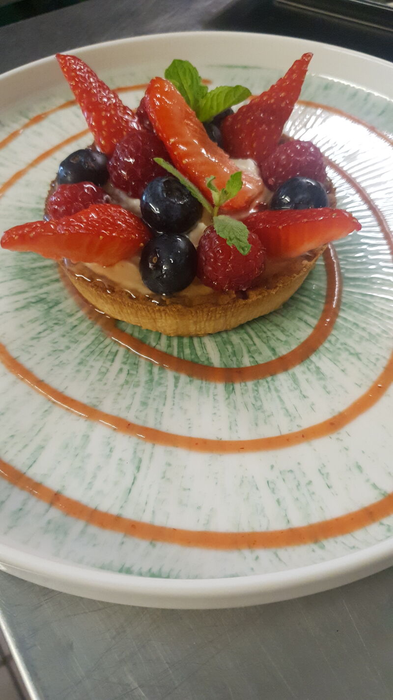 Tarte aux fruits rouges