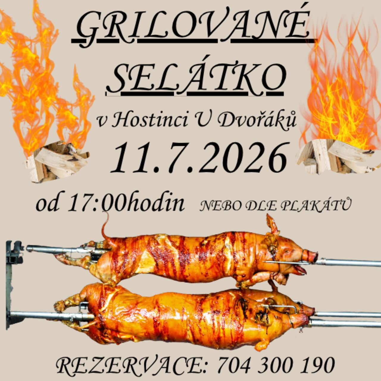 Grilované sele
