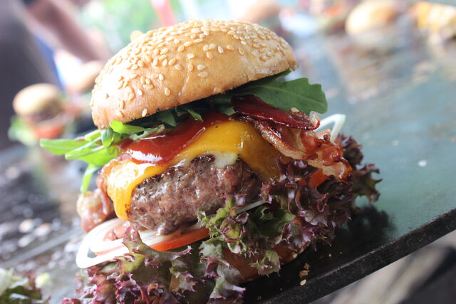 Der Siegerburger der Berliner Landes Grillmeisterschaft 2018