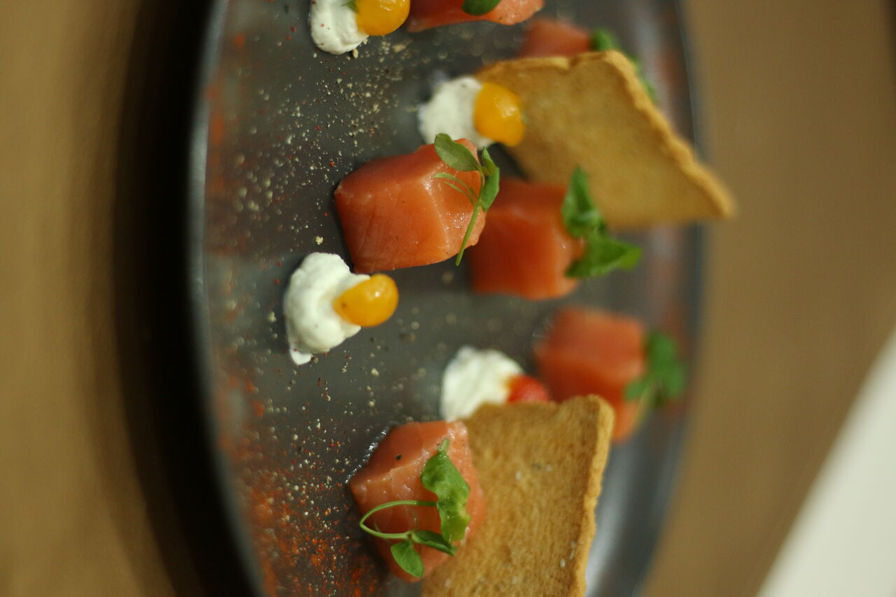 Saumon graveras aux agrumes