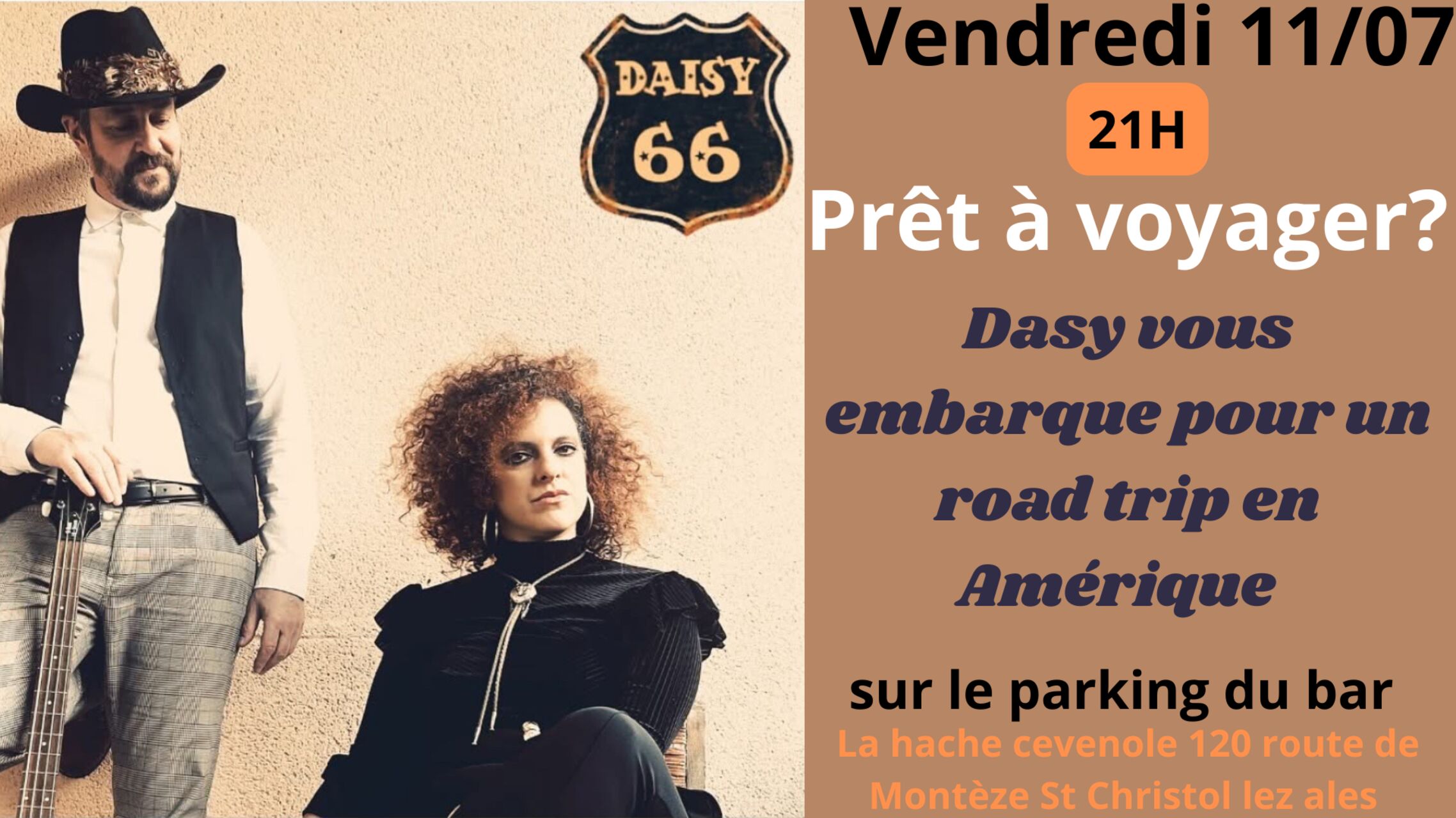 Concert 🇺🇸DAISY 66🇺🇸 Vendredi 11/07