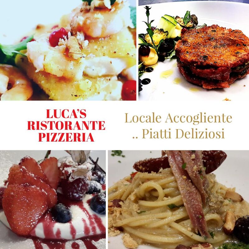 Luca’s Ristorante Pizzeria offre sempre il meglio ed e’ pronto per deliziarvi il palato !