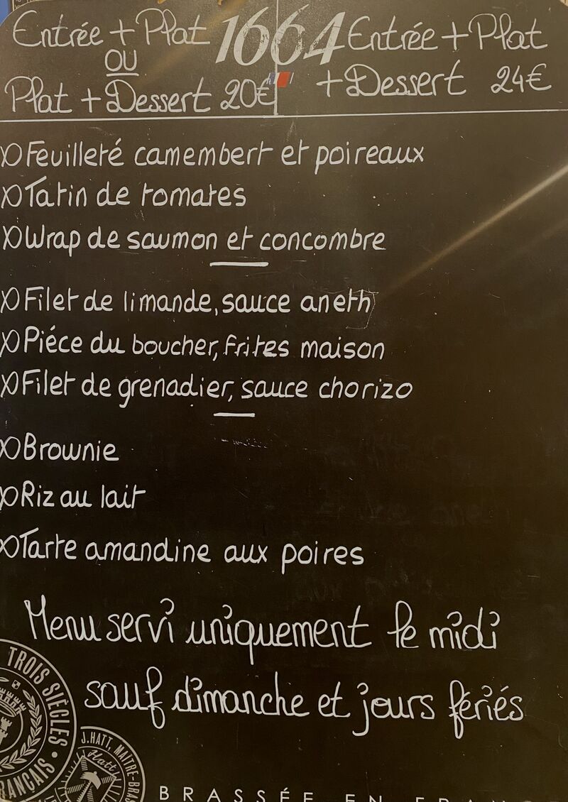 Menu du midi du 18/05 au 23/05