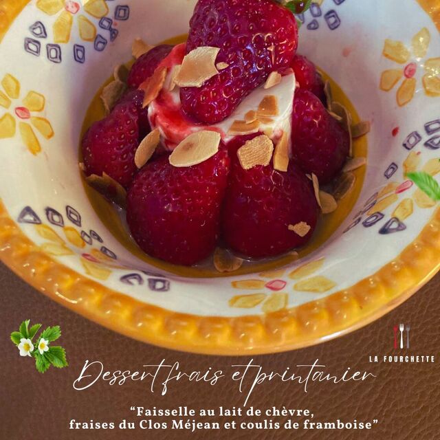 Notre dessert frais et printannier